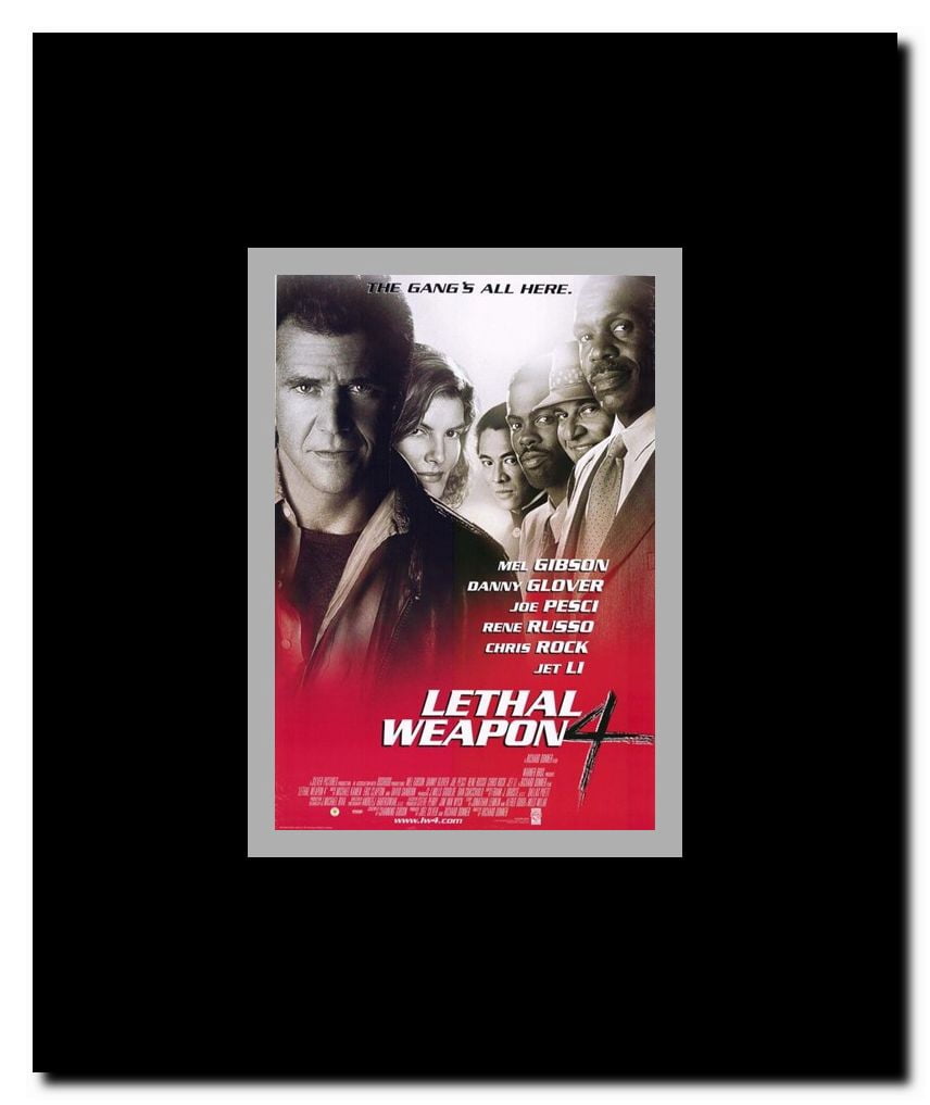 Lethal Weapon 4 Framed Movie Poster