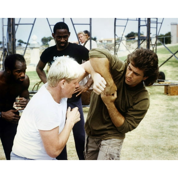 Lethal Weapon Featuring Mel Gibson, Gary Busey 24X36 Classic Hollywood Poster