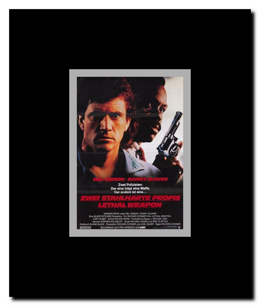 Lethal Weapon Framed Movie Poster