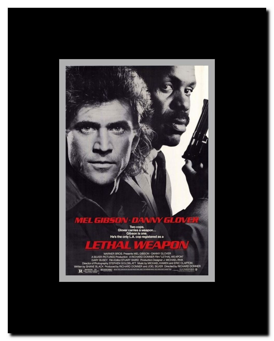 Lethal Weapon Framed Movie Poster
