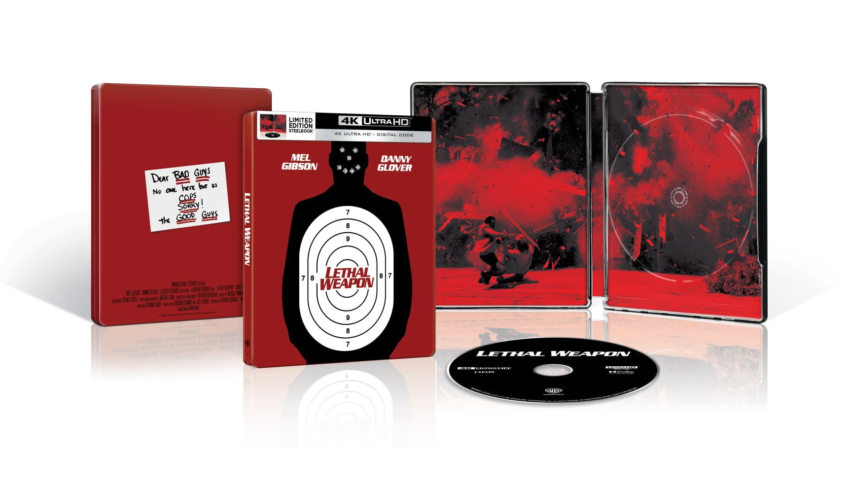 Walmart sales :  Free Shipping! SDS Lethal Weapon Steelbook 4K Ultra HD Digital Copy Action Adventure Comedy