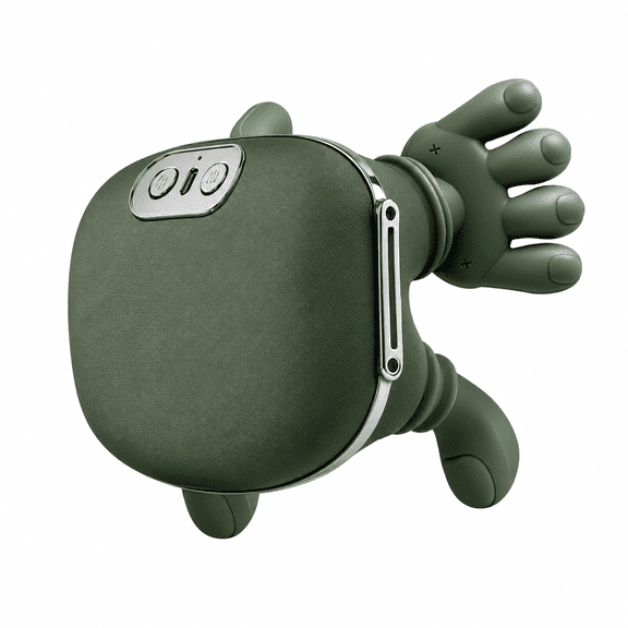 Lethargic Bionic Heated Massager, Luvax Collection, Rechargeable Neck and Shoulder Massager with Heat and Adjustable Intensity, 5.7 x 4.72 Inch