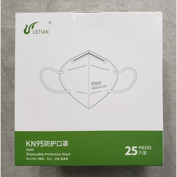 Letian Disposable Respirator Pack of 25