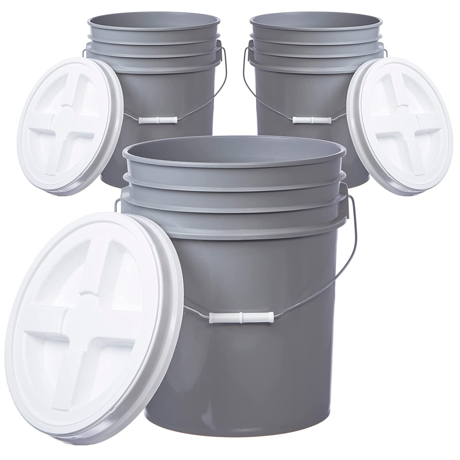 5 Gallon Water Bucket with Lid, Yelm Farm and Pet
