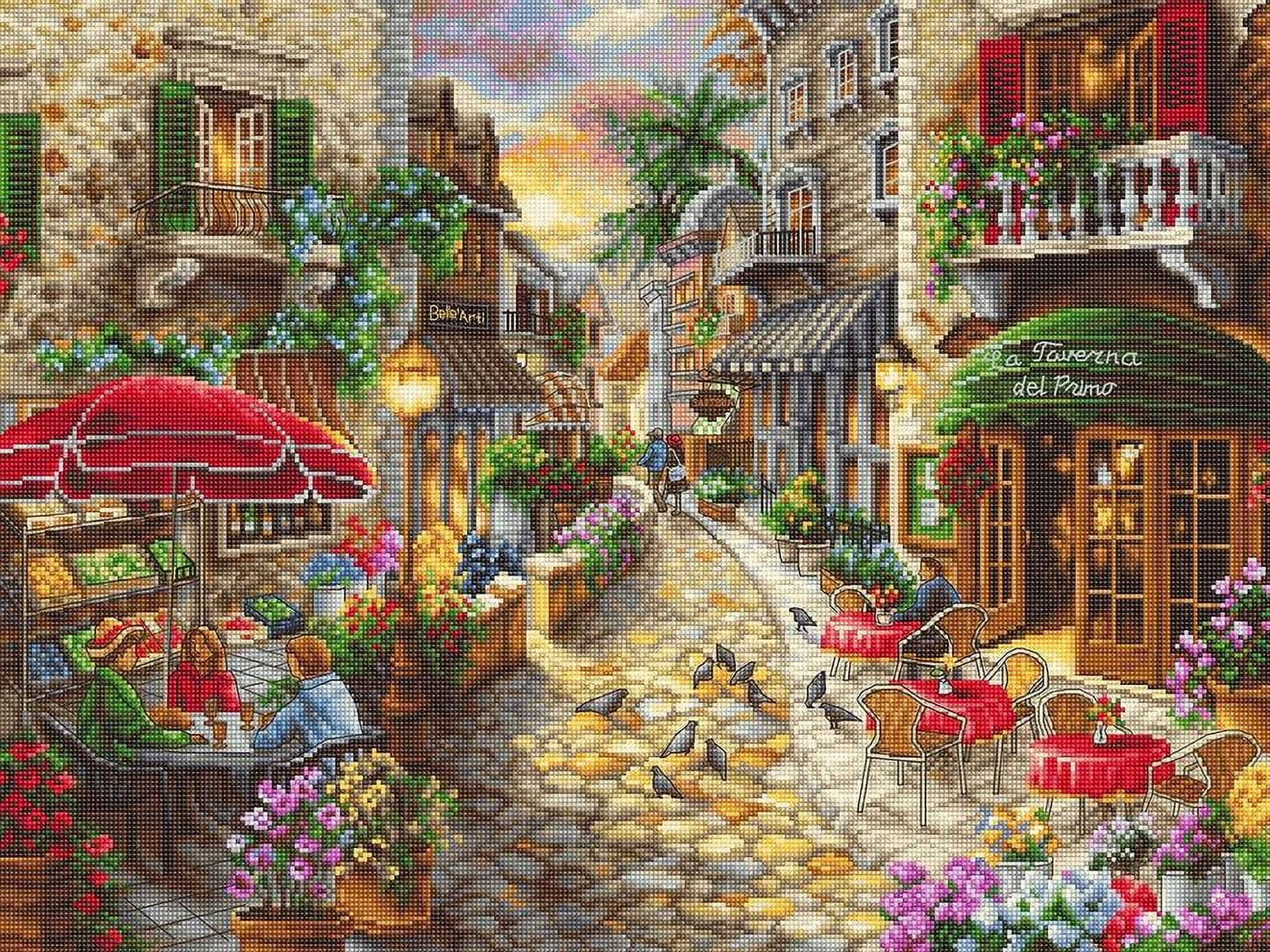 Letistitch Early Evening in Avola Counted Cross-Stitch Kit