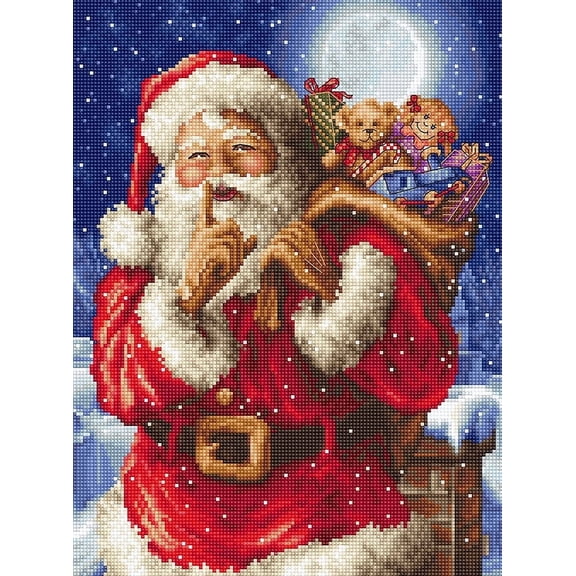 Letistitch Santa's Secret Counted Cross-Stitch Kit