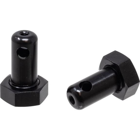 Letric Lighting Co LLC-45C-FMB Mirror Mounts for 45-Caliper fits Mini LEDs - Black