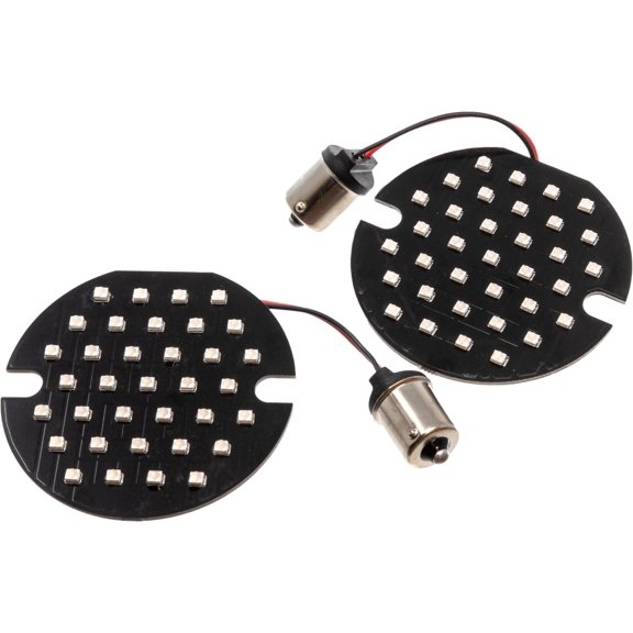 Letric Lighting Co LLC-FL6R Flat Lens Style Turn Signal LED Insert - 1156 - Red
