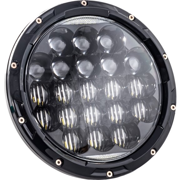 7" Led Multi Mini Black W/ Mnt Adapter