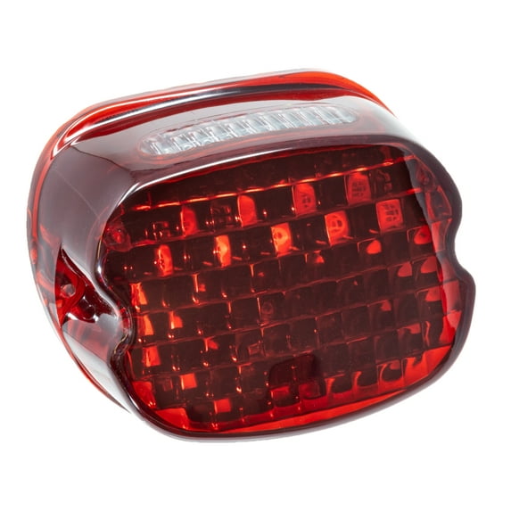 Letric Lighting Co LLC-STL-R Slantback LED Taillight with Top Tag Window - Red