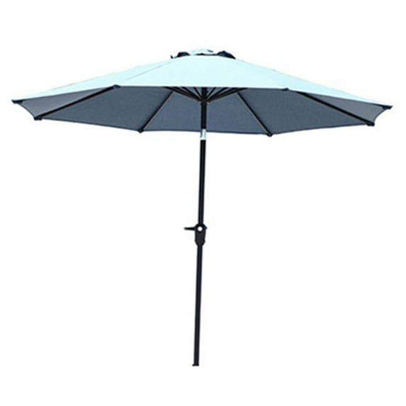 Letright Industrial 258904 9 ft. Four Seasons Courtyard Adelaide Round Blue Umbrella