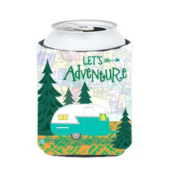 Lets Adventure Glamping Trailer Can or Bottle Hugger