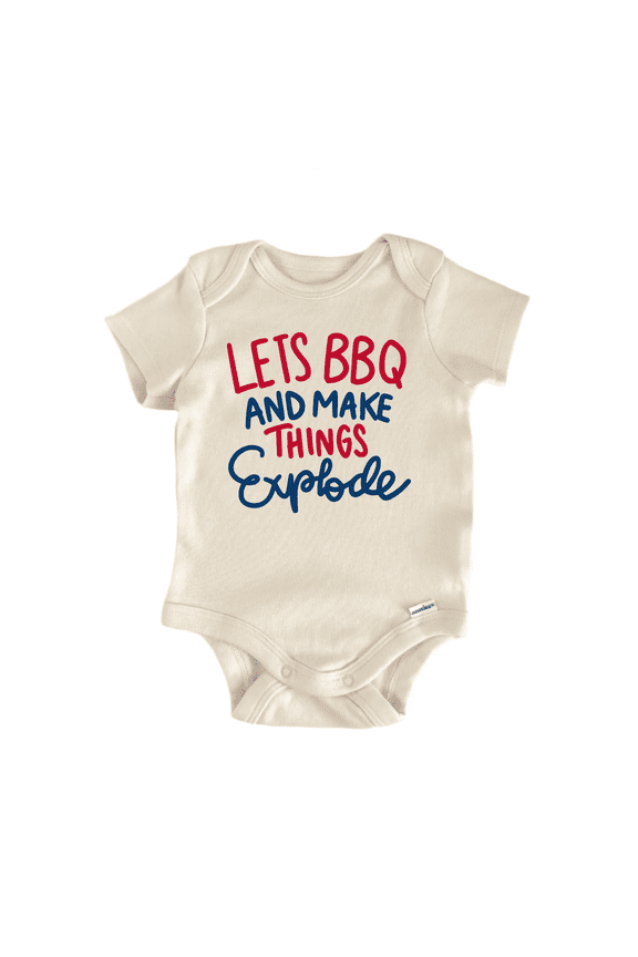Lets Bbq Make Things Newborn Baby Bodysuit