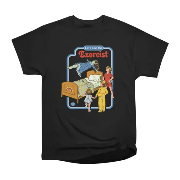 Lets Call the Exorcist White Variant T-Shirt Tee Gift For Him Merch For Her Apparel For Fr