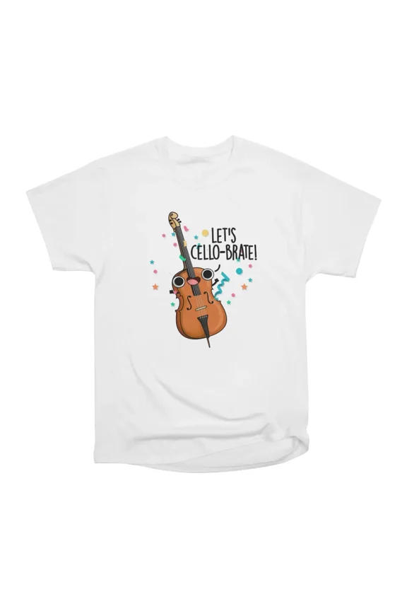 Lets Cellobrate Cute Cello Pun T-Shirt Tee Gift For Him Merch For Her Apparel For Friend