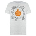 thumbnail image 1 of Lets Cook Utensils Kitchen T-Shirt Men -Image by Shutterstock, Male Small, 1 of 2