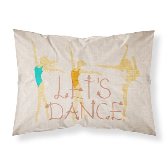 Lets Dance Linen Light Fabric Standard Pillowcase