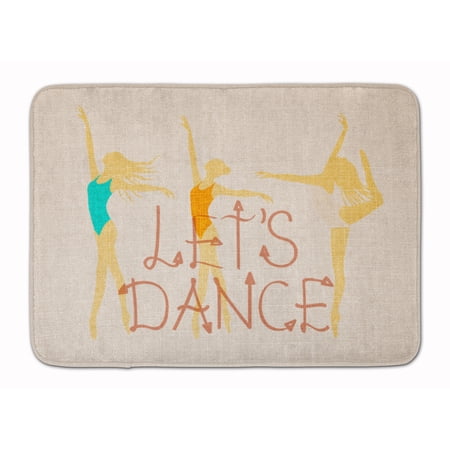 Lets Dance Linen Light Machine Washable Memory Foam Mat