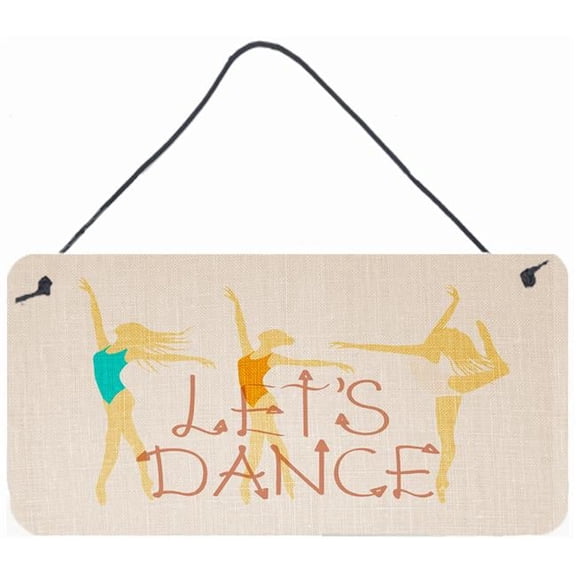 Lets Dance Linen Light Wall or Door Hanging Prints