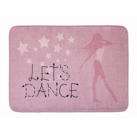 Let's Dance Linen Pink Machine Washable Memory Foam Mat