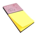 thumbnail image 1 of Lets Dance Linen Pink Sticky Note Holder, 1 of 1
