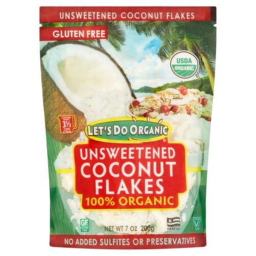 Lets Do Organics Coconut Flakes 7 oz (Pack of 12)