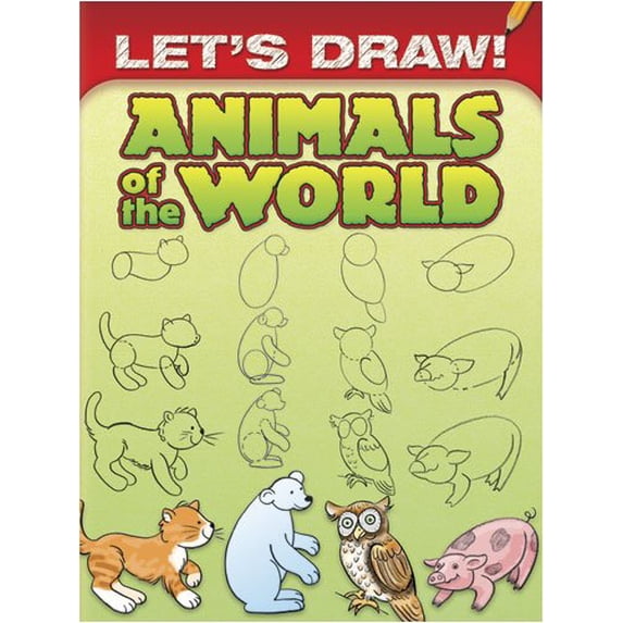 Pre-Owned Let's Draw Animals of the World Paperback