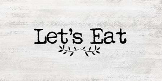 Lets Eat Canvas Art - Shanni Welsh (24 x 48)
