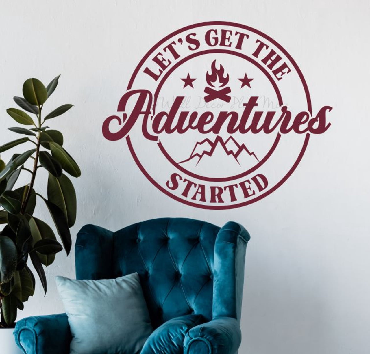 Lets Get The Adventures Started RV Decals - Vinyl Camper Decals ...