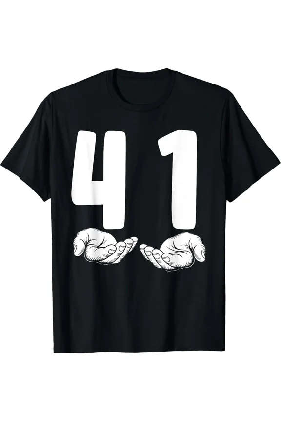 Lets Get Sendy 41 Meme Hands Graphic Slang Number Funny Unisex T-Shirt ,up to size 5XL