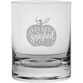 thumbnail image 1 of Lets Get Smashed Happy Halloween Etched 11oz Crystal Rocks Whisky Glass, 1 of 1