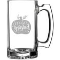 thumbnail image 1 of Lets Get Smashed Happy Halloween Etched 25oz Beer Mug, 1 of 1