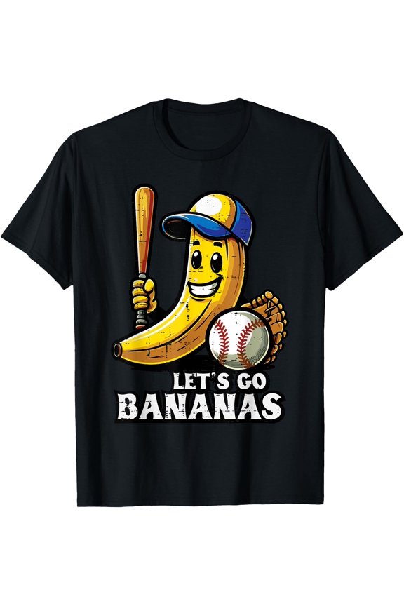 Lets Go Banana Fruit Men Boys Kids T-Shirt, Unisex T-Shirt