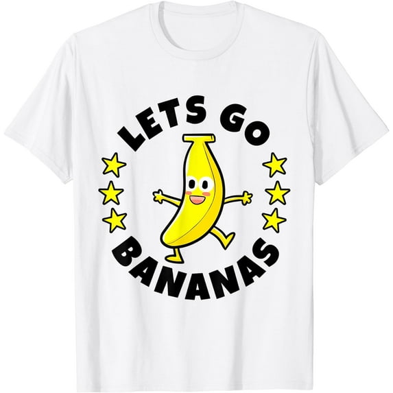 Lets Go Bananas Shirt | Funny Fruit Pun Shirt | Banana T-Shirt