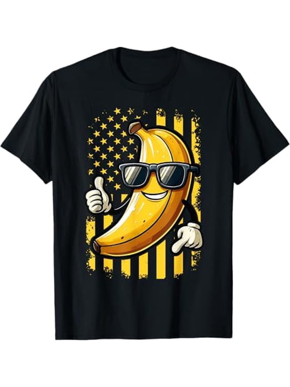 Lets Go Bananas Shirt Retro Vintage Banana Meme T-Shirt Funny Sarcastic Joke Fruit Pun Tee Shirts Pure Cotton Crewneck