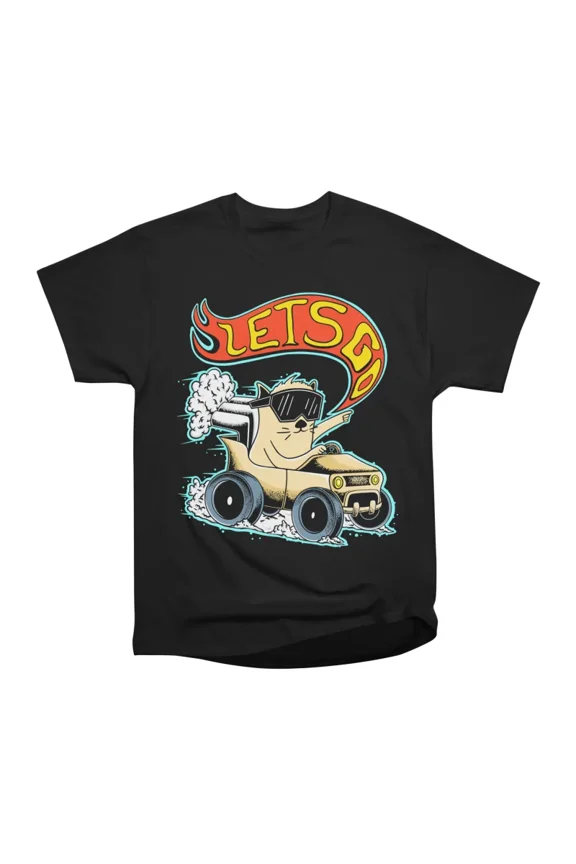 Lets Go Cool Cat T-Shirt Tee Gift For Him Merch For Her Apparel For Friend