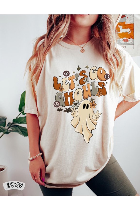 Lets Go Ghouls Fall T-Shirt All Size S-3XL