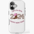 thumbnail image 1 of Lets Go Girl 2024 Happy New Year Phone Case 17 16 15 14 13 12 11 Pro Max, 1 of 2