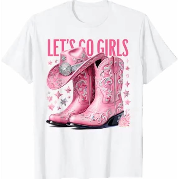 Lets Go Girls Western Cowgirl Country T-Shirt