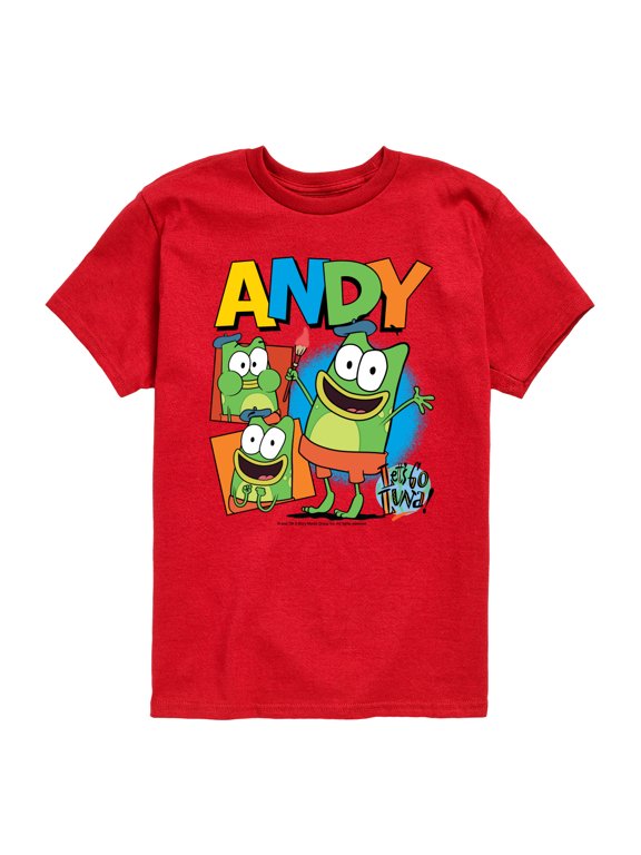 - Andy Boys' Short Sleeve Graphic T-Shirt