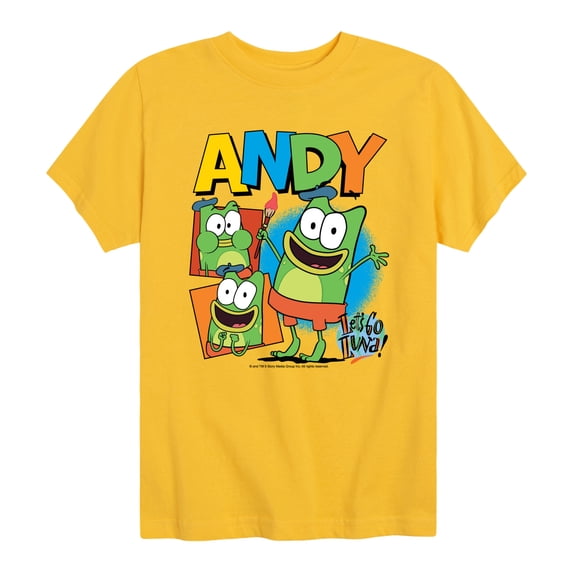 Lets Go Luna - Andy - Toddler And Youth Short Sleeve Tee