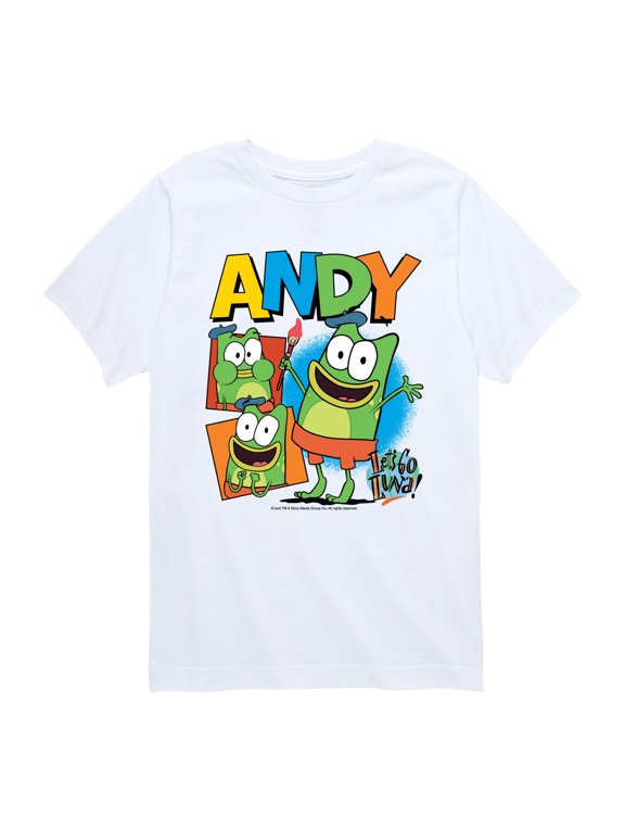 - Andy Boys' Short Sleeve Graphic T-Shirt