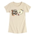 thumbnail image 1 of Lets Go Luna - Luna Logo  - Toddler And Youth Girls Fitted Short Sleeve Tee, 1 of 4