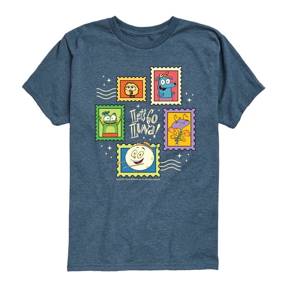 Lets Go Luna - Luna Stamps - Toddler And Youth Short Sleeve Tee