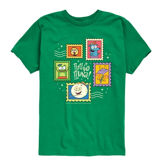 Lets Go Luna - Luna Stamps - Toddler And Youth Short Sleeve Tee
