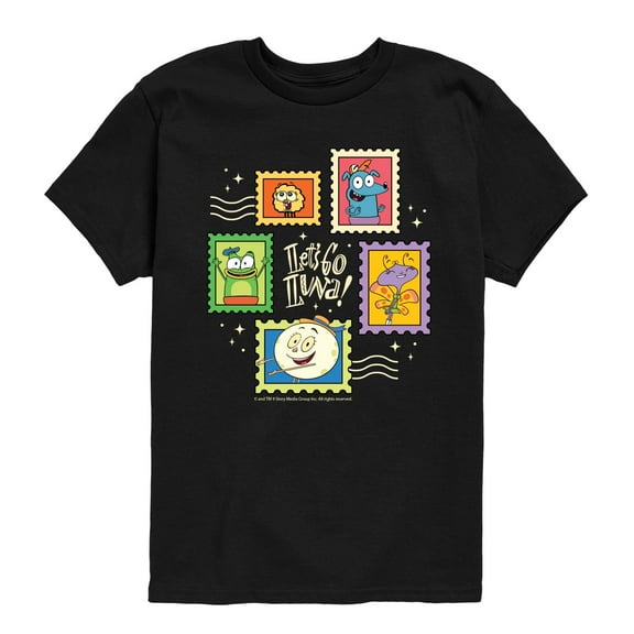 Lets Go Luna - Luna Stamps - Toddler And Youth Short Sleeve Tee