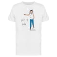 thumbnail image 1 of Lets Go Skate, Roller Skate Boy Tee Men's -Image by Shutterstock, 1 of 2