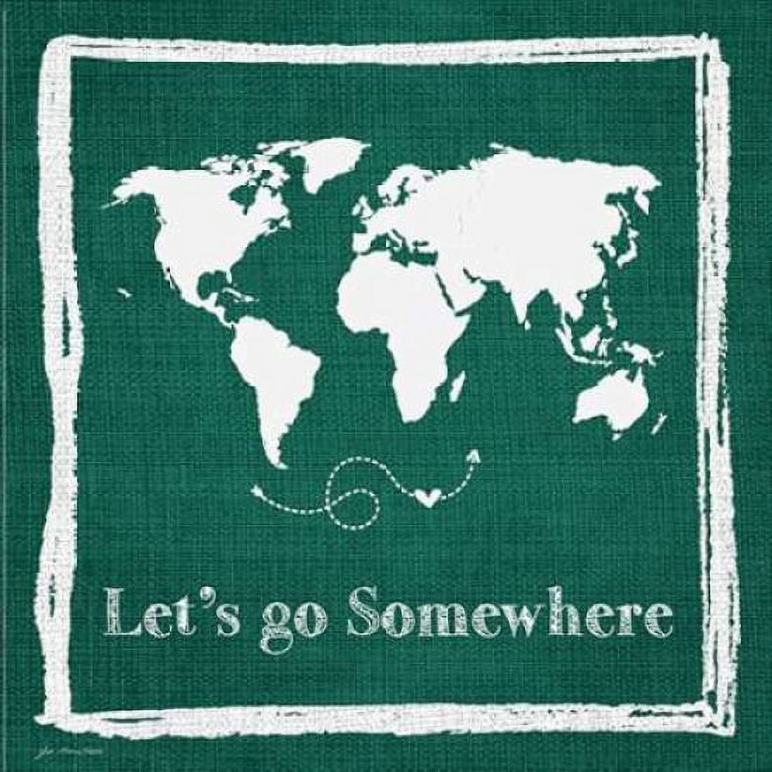 Lets Go Somewhere Canvas Art - Jo Moulton (24 x 24)