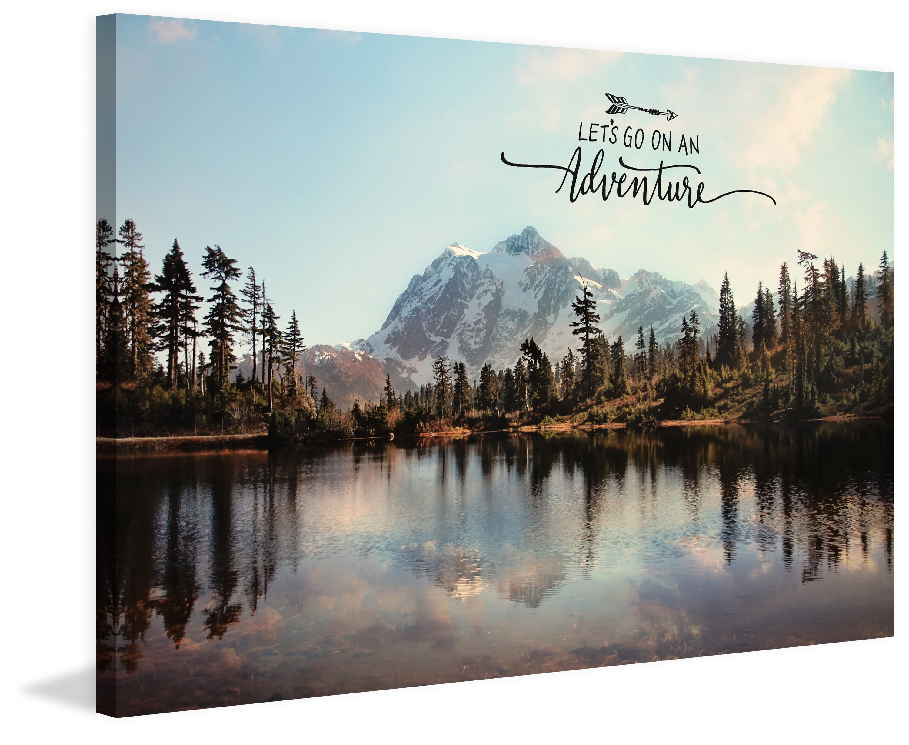 "Lets Go on an Adventure" Painting Print on Wrapped Canvas