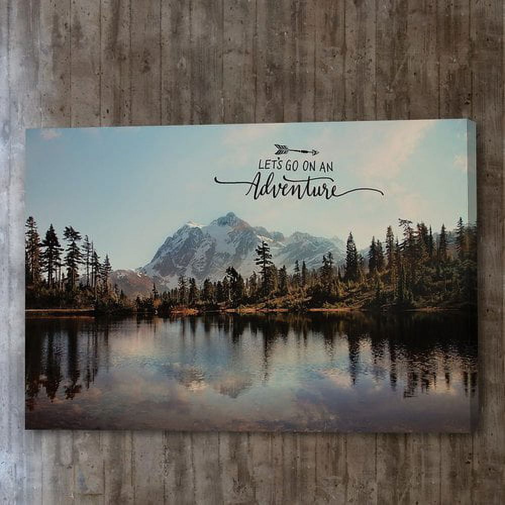"Lets Go on an Adventure" Painting Print on Wrapped Canvas